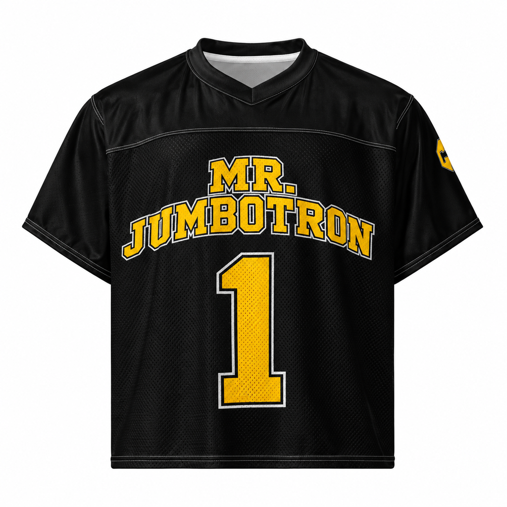 Black Mr. Jumbotron No. 1 Jersey