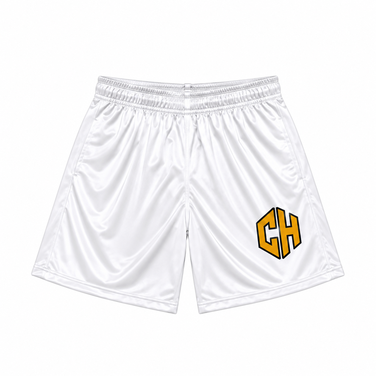 White CH Basketball Shorts