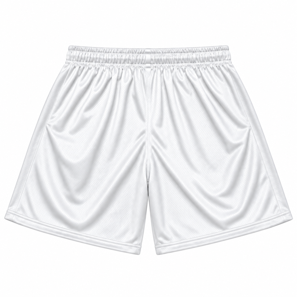 White CH Basketball Shorts