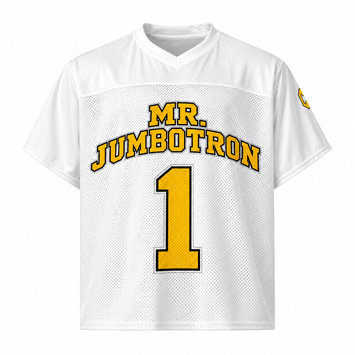 White Mr. Jumbotron No. 1 Jersey